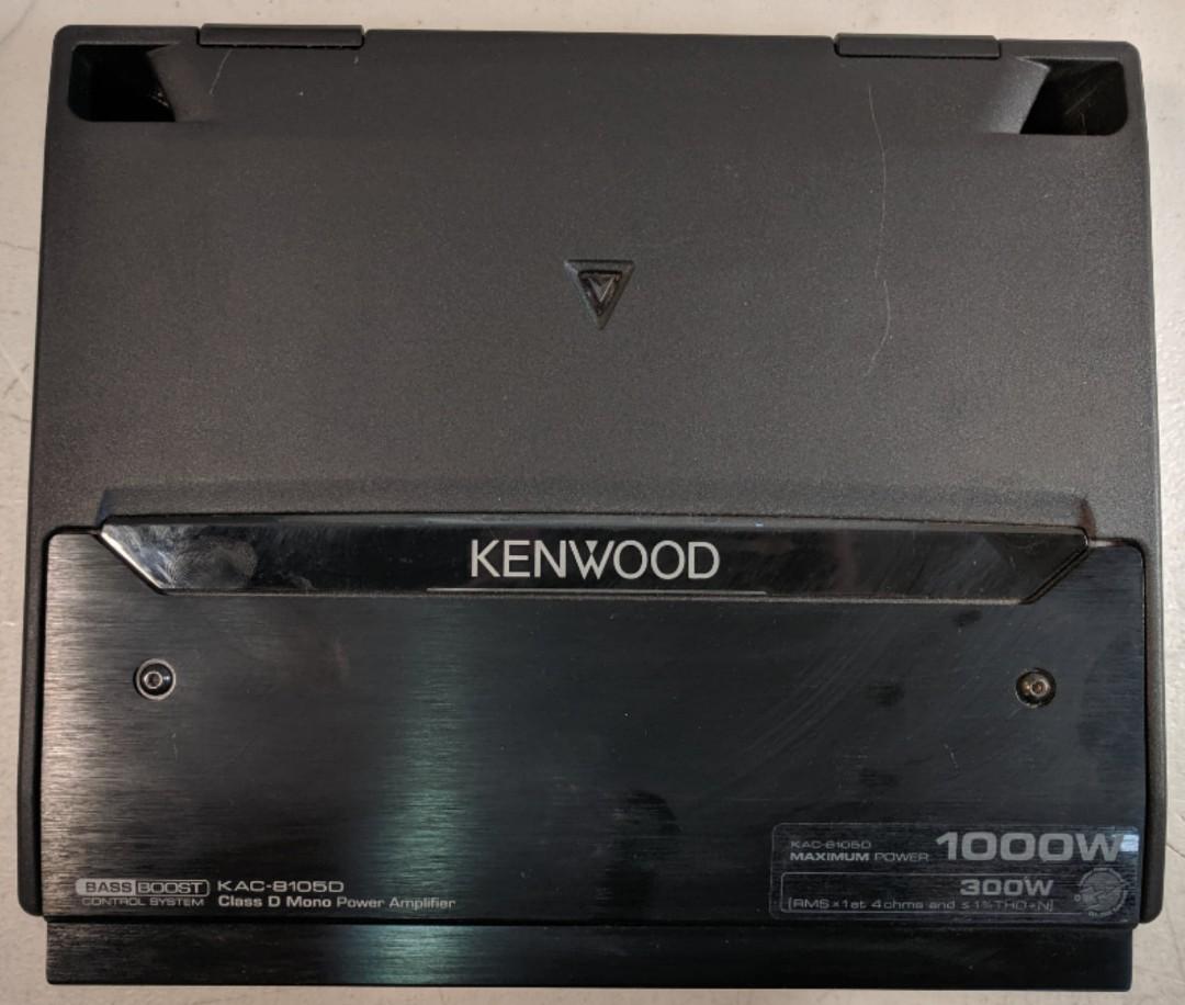 Kenwood Mono Power Amplifier KAC8105D, Car Accessories, Accessories on