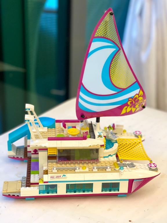 LEGO Friends Sunshine Catamaran 41317 Building Kit Hobbies Toys