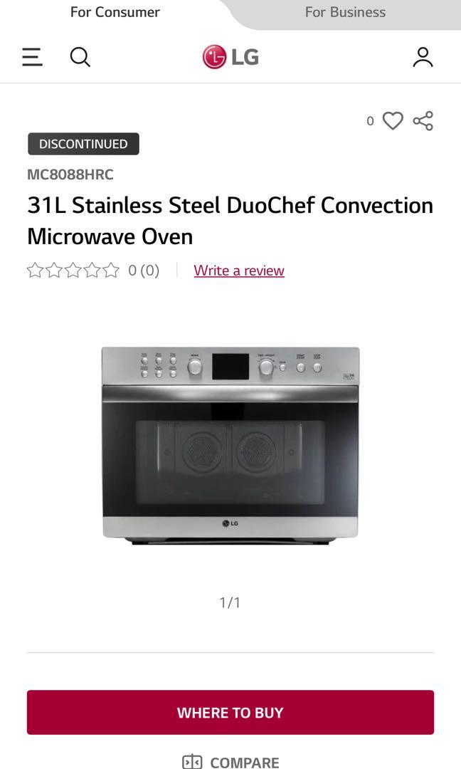 LG microwave convection oven, TV & Home Appliances, Kitchen Appliances, Ovens & Toasters on