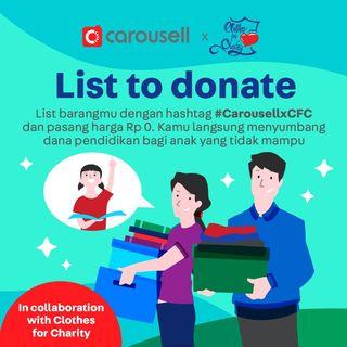 List to donate!