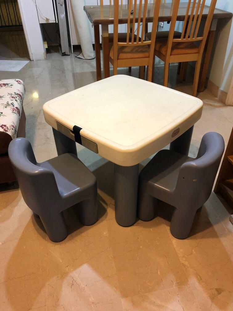 Little Tikes Children Plastic Table and Chairs, Babies & Kids, Baby