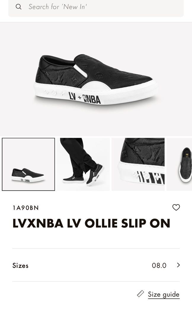 LV x NBA Ollie Slip on shoes