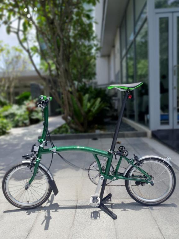 Brompton m2l racing green outlet