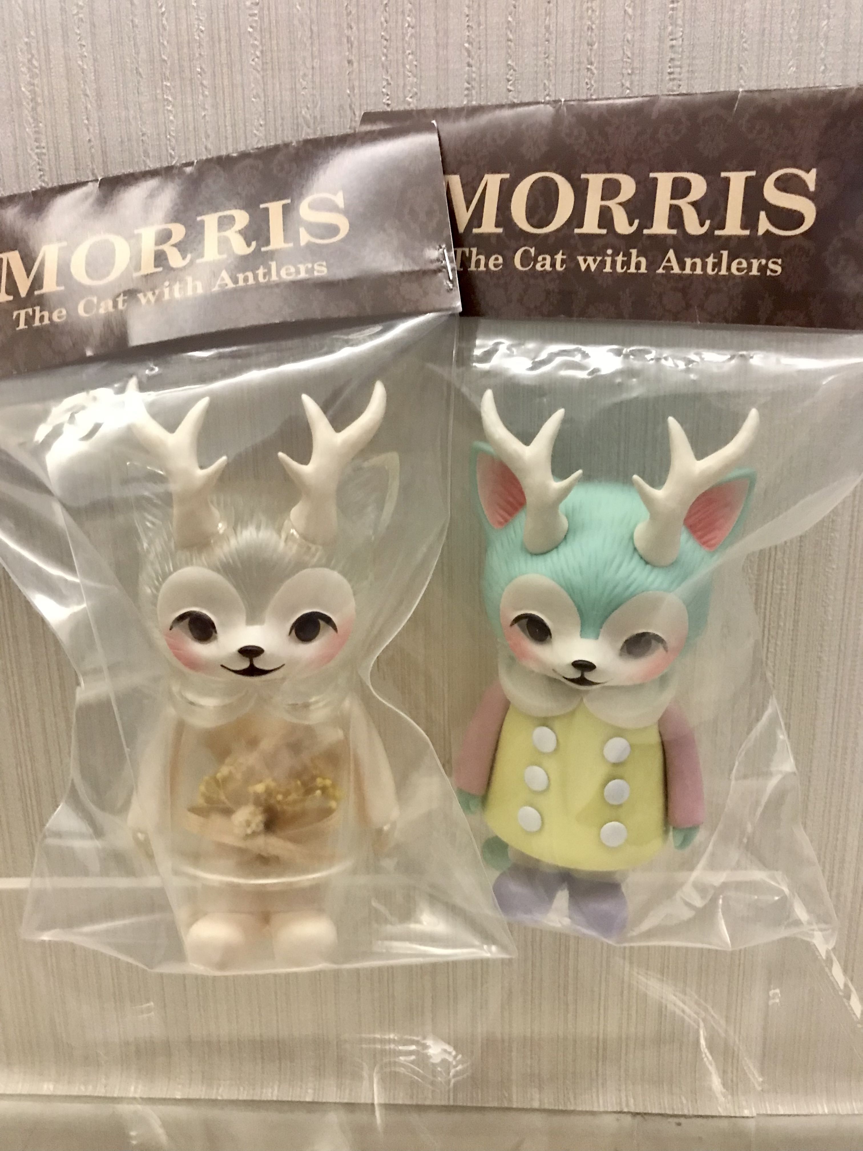 安い特注品 新品MORRIS The Cat with Antlers ひなたかおりソフビ