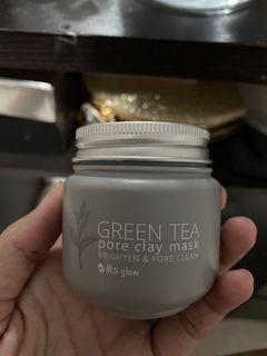 Ms glow green tea pore clay mask