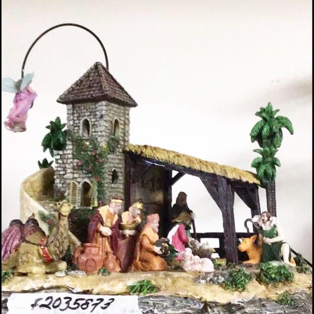 Musical Nativity Christmas Village (Category: Home Decor) located in Quezon City. Submitted by thequaintshop (Listing ID 1113770270, Image 1). Description: .
