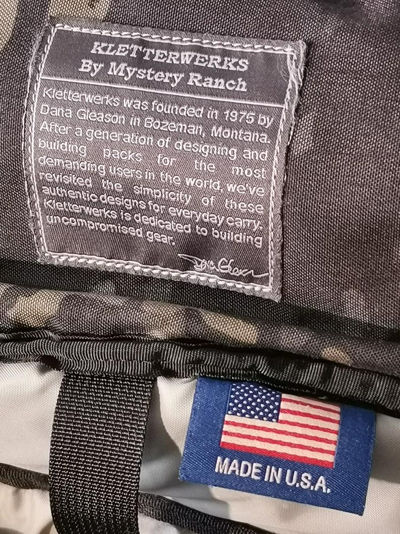 Mystery ranch kletterwerks drei zip pack online