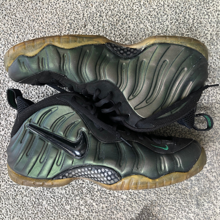 Nike Air Foamposite Pro Pine Green, Men's Fashion, Footwear