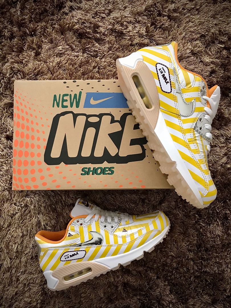 Air Max 90 SE 'Swoosh Mart Fried Chicken' - Nike - DD5481 735 - speed  yellow/white/siren red/shimmer