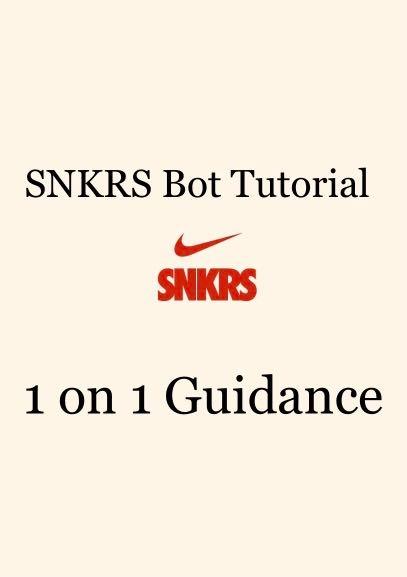 Nike snkrs bots sales