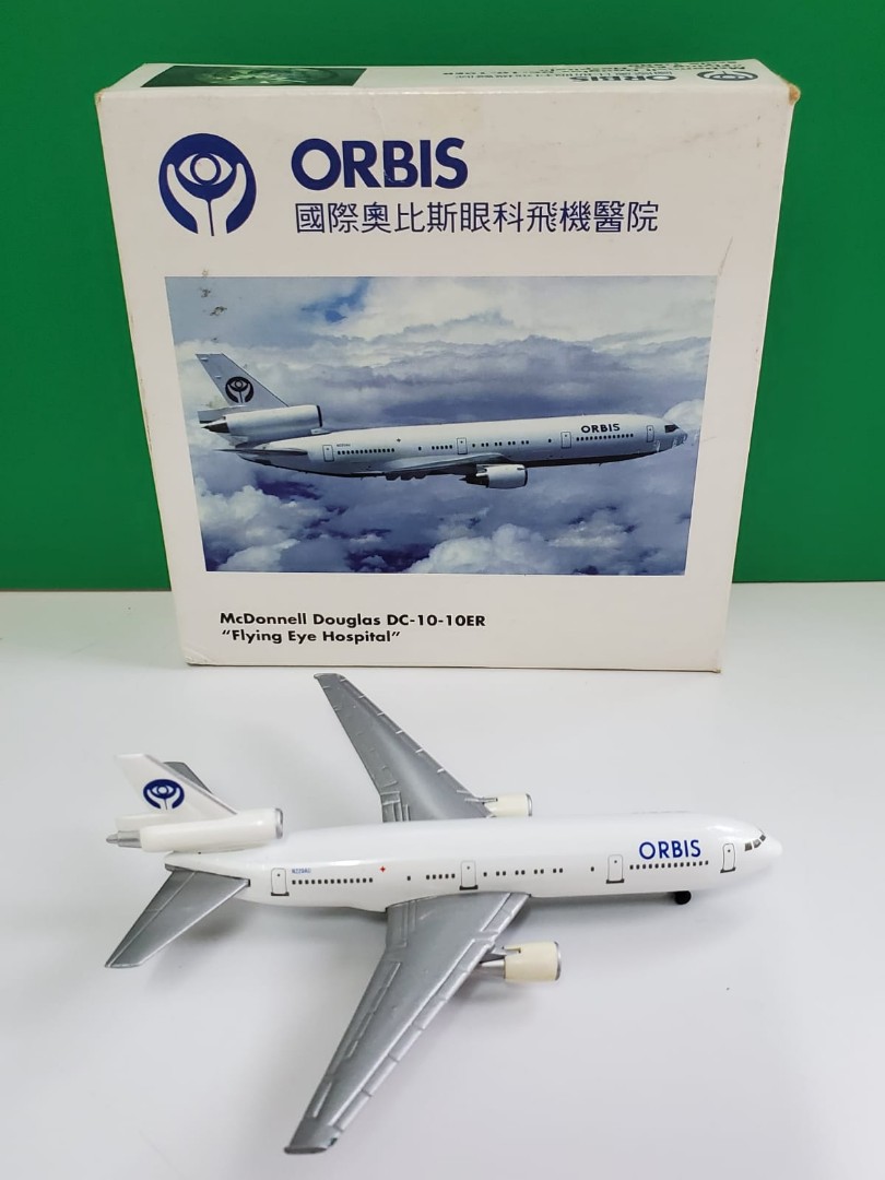 herpa Orbis DC-10 →奧比斯飛行醫院飛機模型1:500, 興趣及遊戲