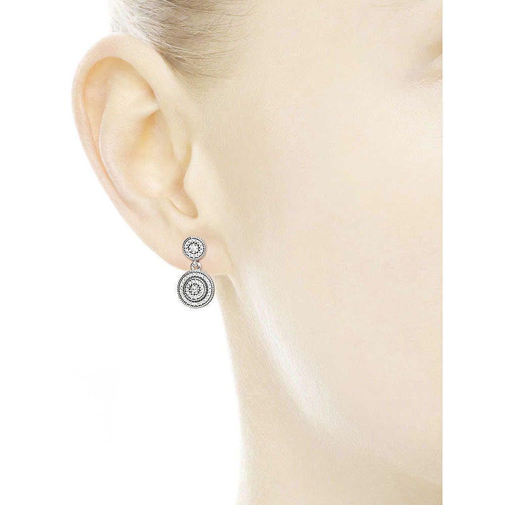 PANDORA RADIANT ELEGANT DROP SILVER EARRING