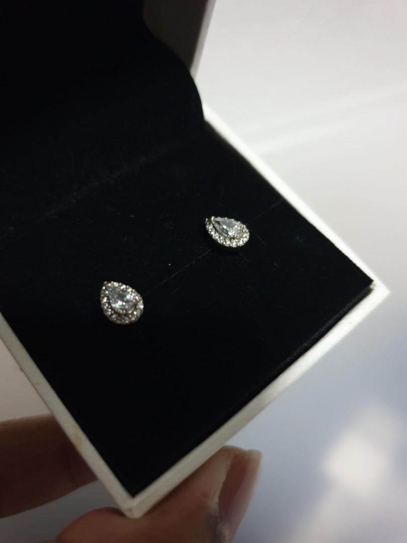 Radiant teardrop earrings pandora discount