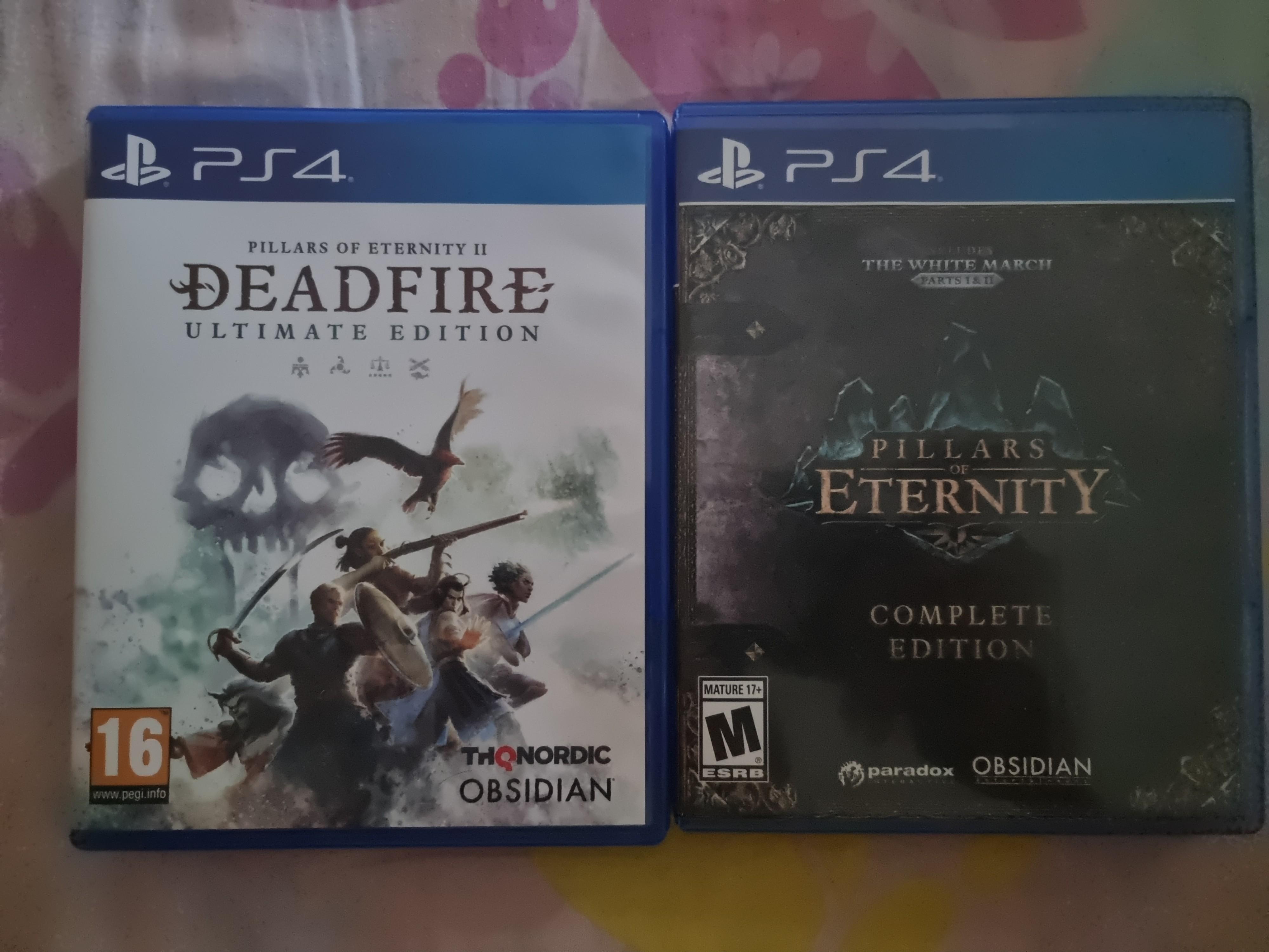 ophobe smeltet Reception Pillars of Eternity 1 & 2 PS4, Video Gaming, Video Game Consoles,  PlayStation on Carousell
