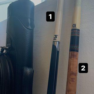 Pool Cues (Predator P3 and McDermott G Series)