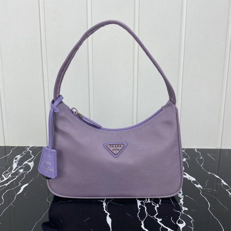 Prada Purple reedition 2000 hobo hand bag preorder, Luxury, Bags & Wallets  on Carousell