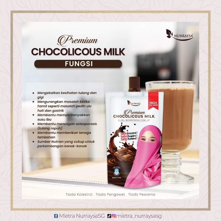 Premium Chocolicious Milk Food Drinks Beverages On Carousell