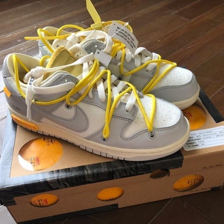 lot 29 off white dunks