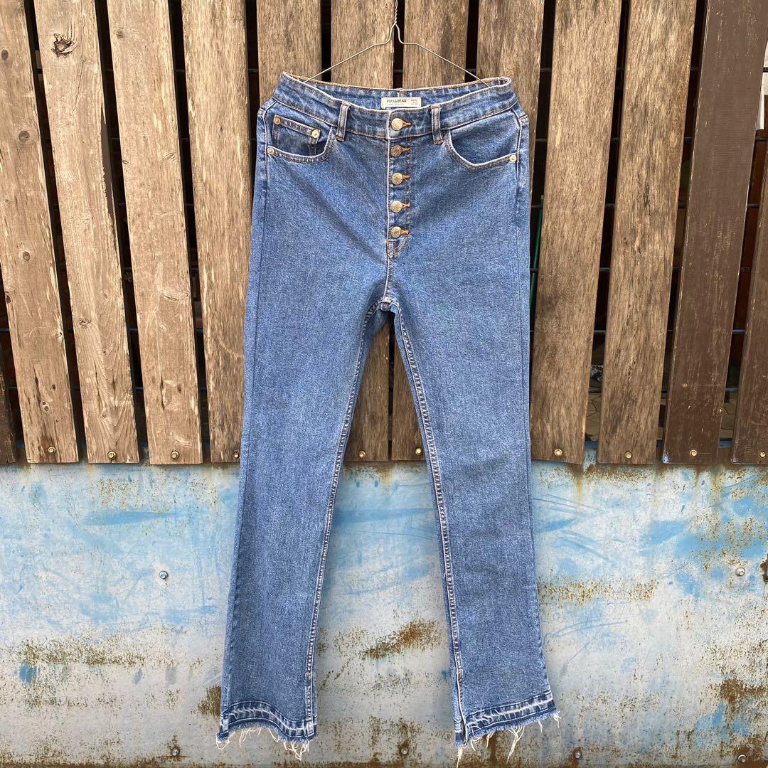 Pull and bear flare jeans, Fesyen 