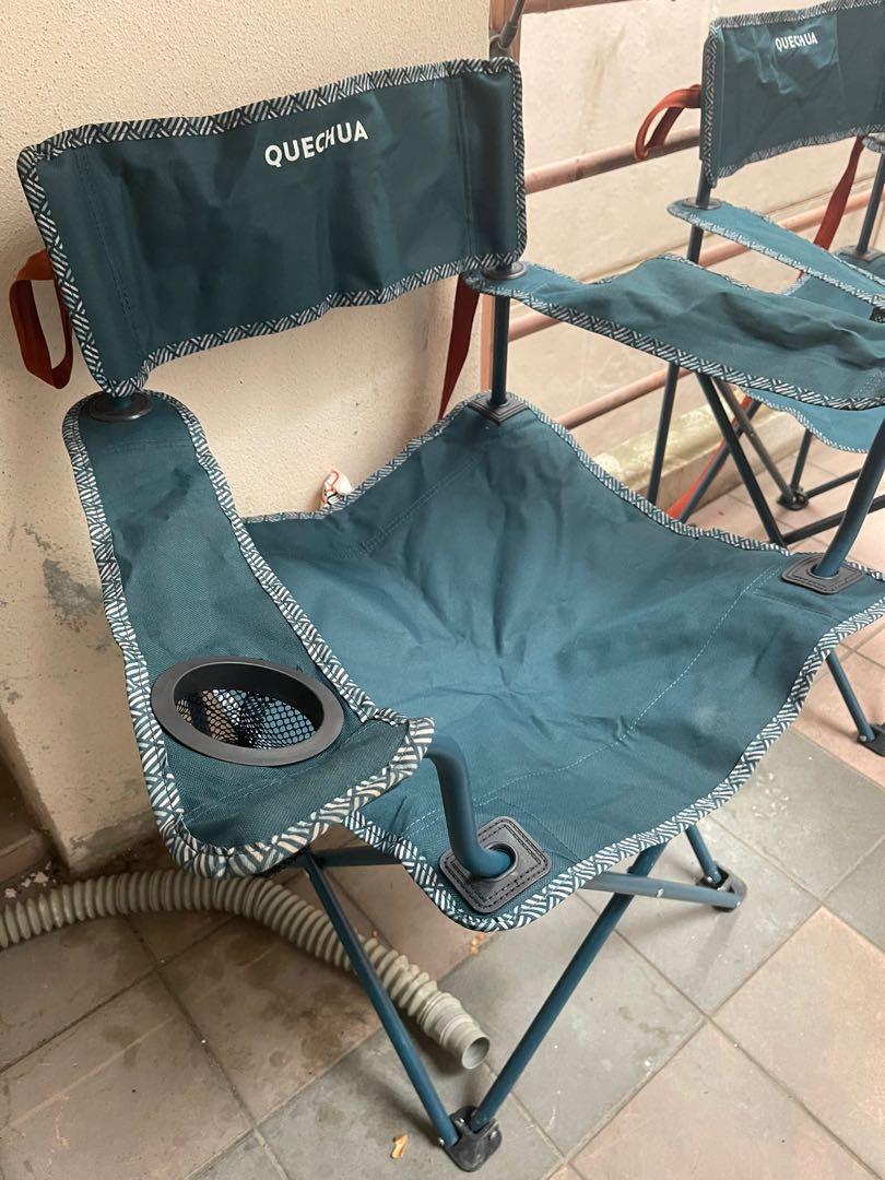 QUECHUA CAMPING CHAIR 1 PAIR Everything Else Others on Carousell