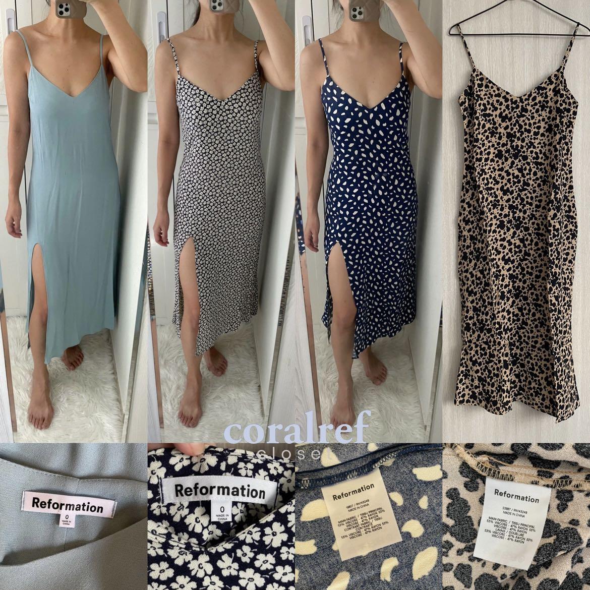 Reformation crimini dress review shop
