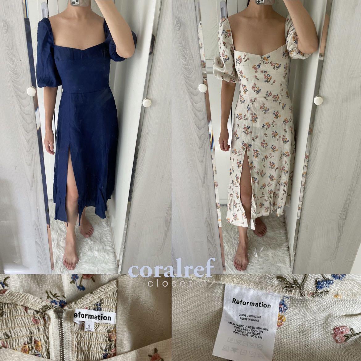 Reformation best sale coral dress