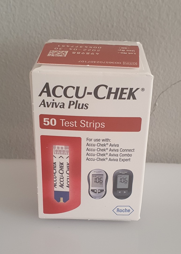 Aviva Plus Roche Roche Accu Chek Aviva Plus Test Strips 50's on Carousell