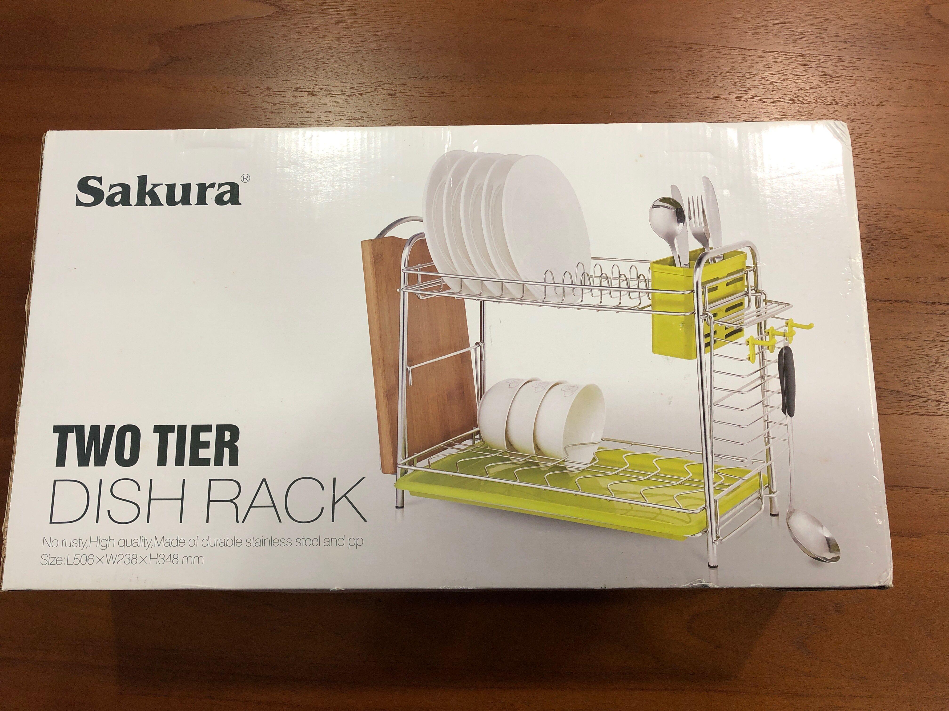 Sakura dish rack top
