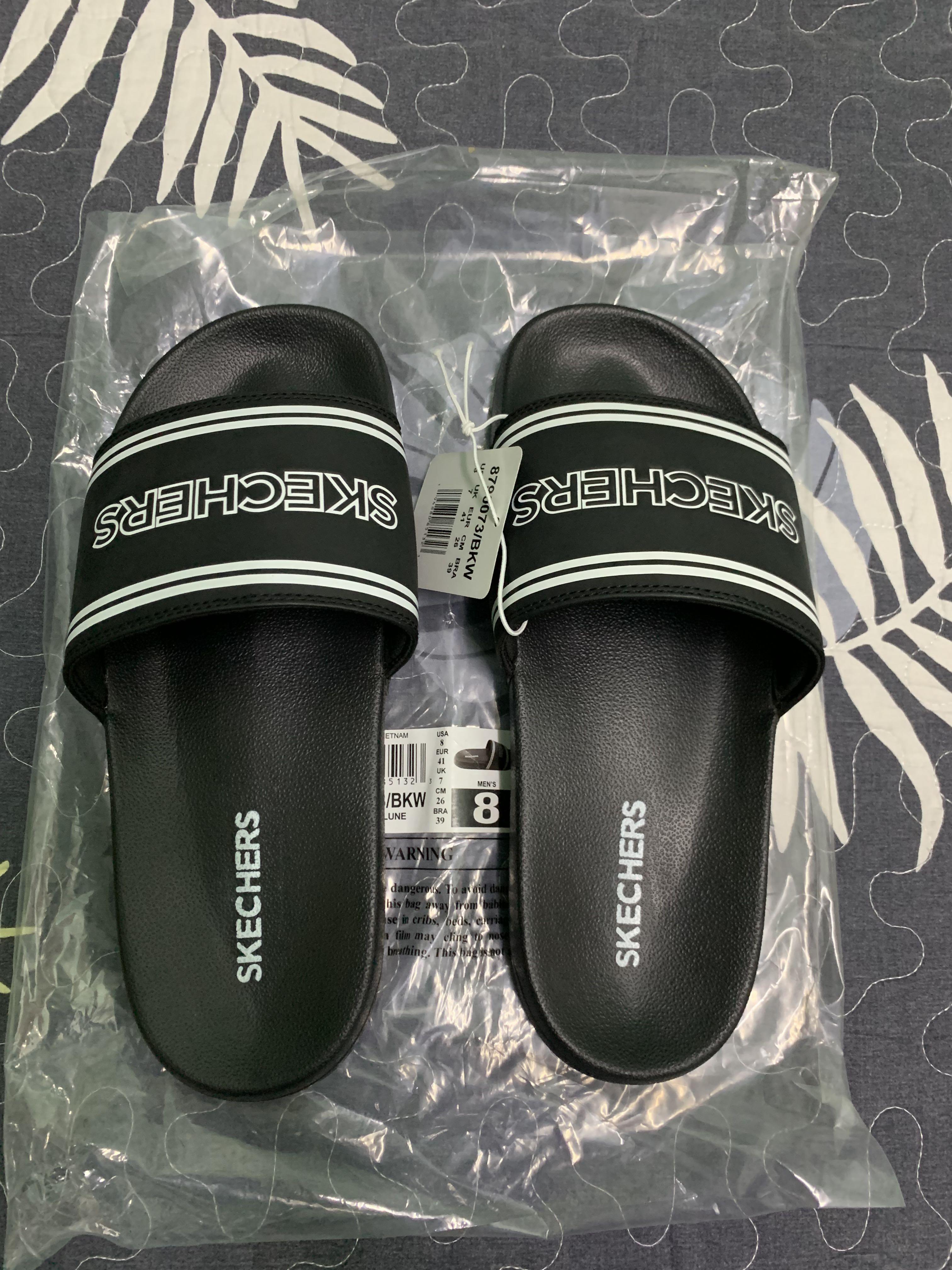 Skechers Men's GO CONSISTENT Sandal Halo Slide, Navy Synthetic/Red Trim, 6  UK: Amazon.co.uk: Fashion