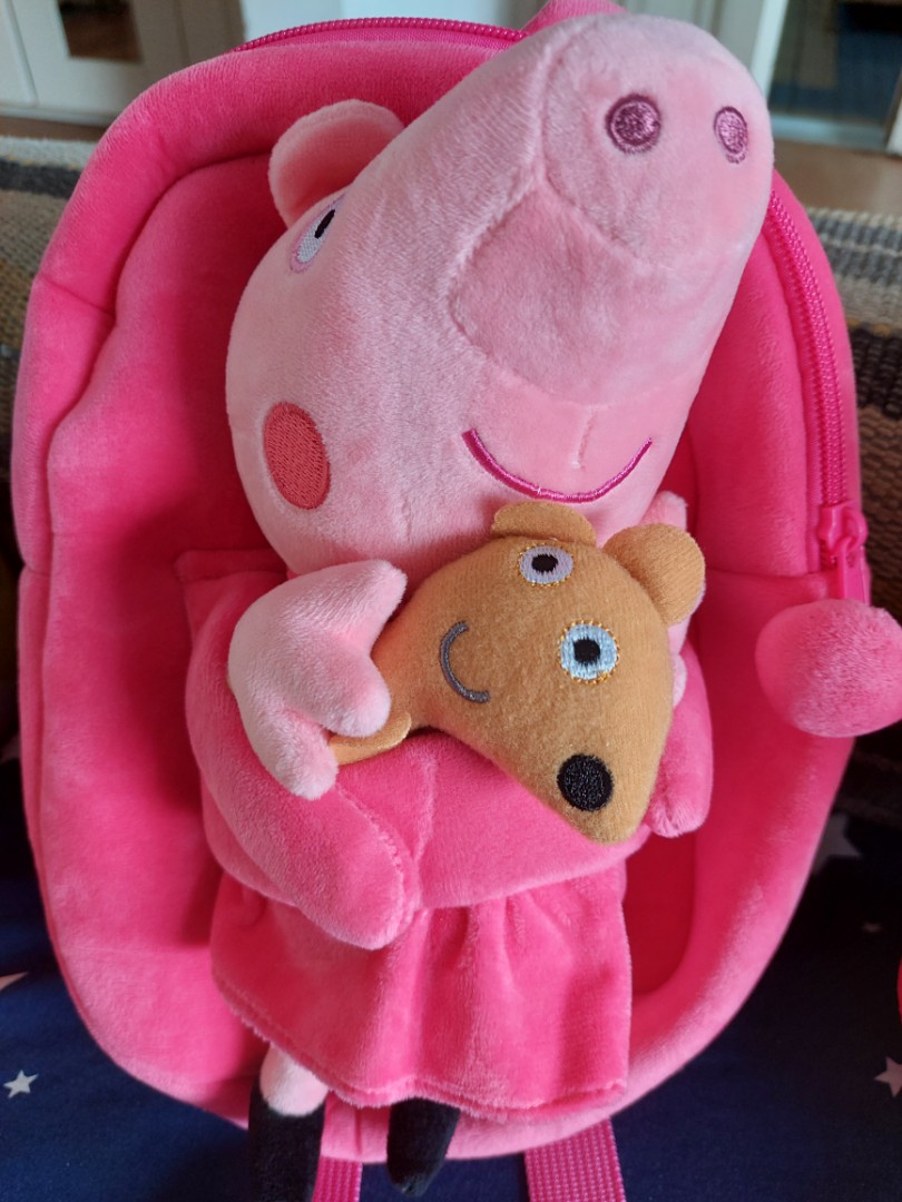 Soft Peppa Pig Bag, Babies & Kids, Babies & Kids Fashion on Carousell