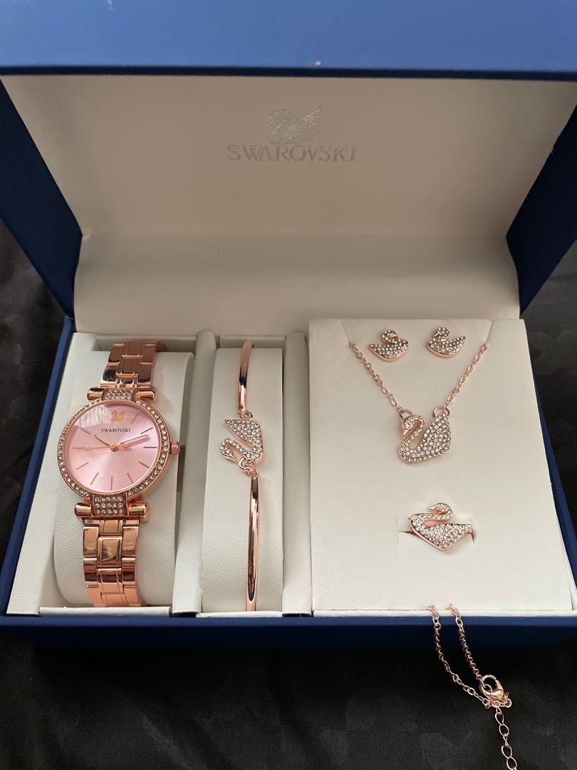 Swarovski watch set, Women's Fashion, Watches & Accessories 