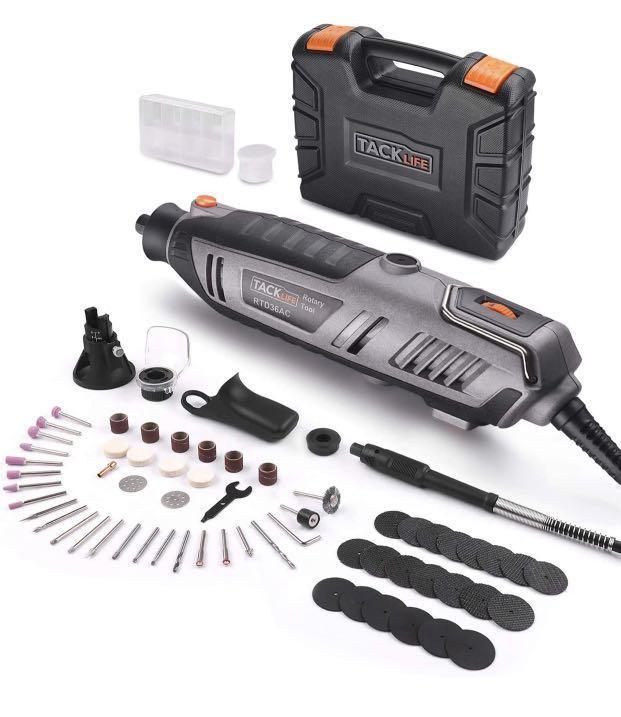 TACKLIFE RTD36AC Rotary Tool 200W Power Variable Speed with 170