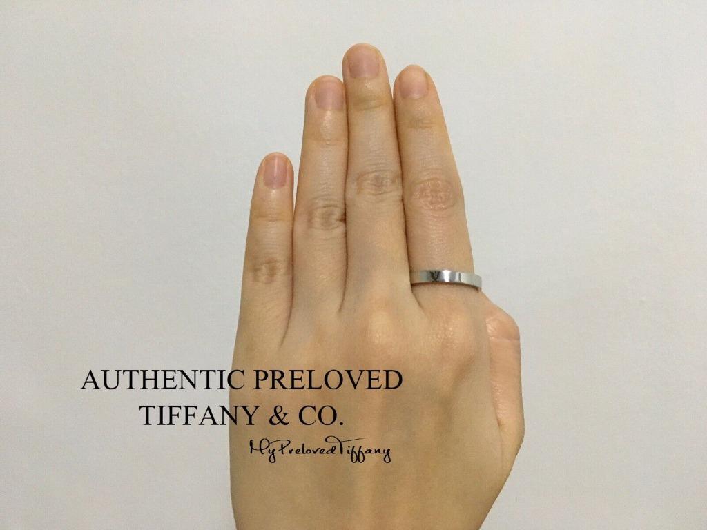 Tiffany satin finish ring hot sale