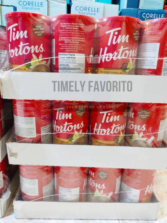 Tim Hortons Hot Chocolate Smooth and Creamy 500g & French Vanilla