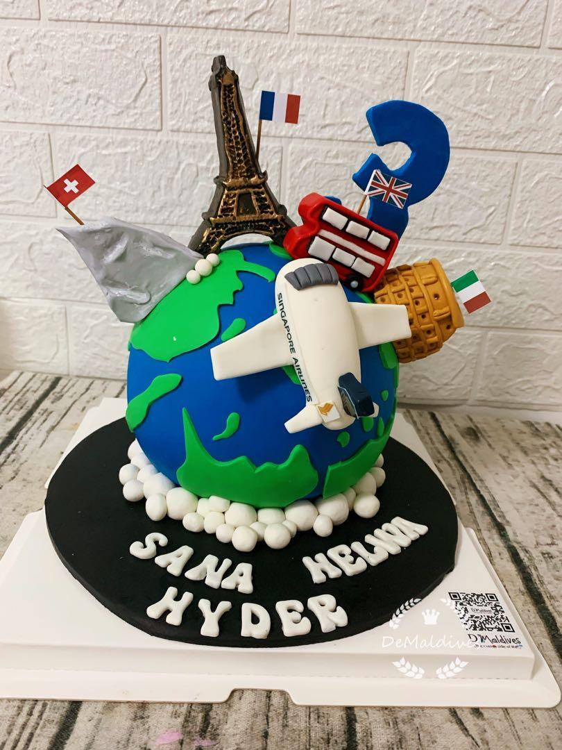 Amazon.com: Travel Cake Decorations World Travel Theme Cake Toppers  Adventure Travel Cake Toppers Mini Suitcase for Boys Girls Travel Birthday  Cake Decorations : Grocery & Gourmet Food