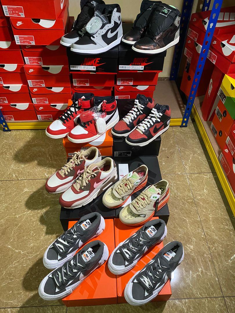 Under retail sneakers store