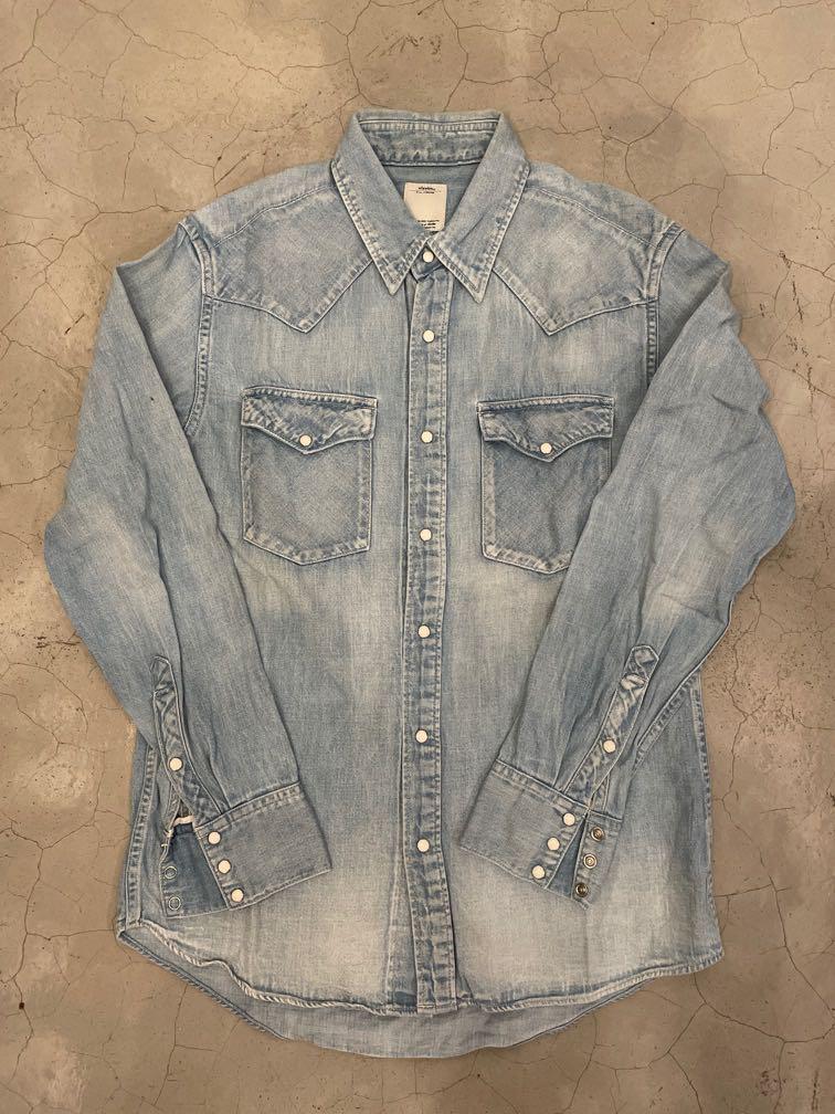 visvim SOCIAL SCULPTURE SHIRTDAMAGED トップス