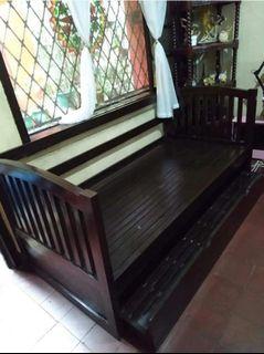 Wooden Sofa Day Bed w/ Pullover bed. 09498310053