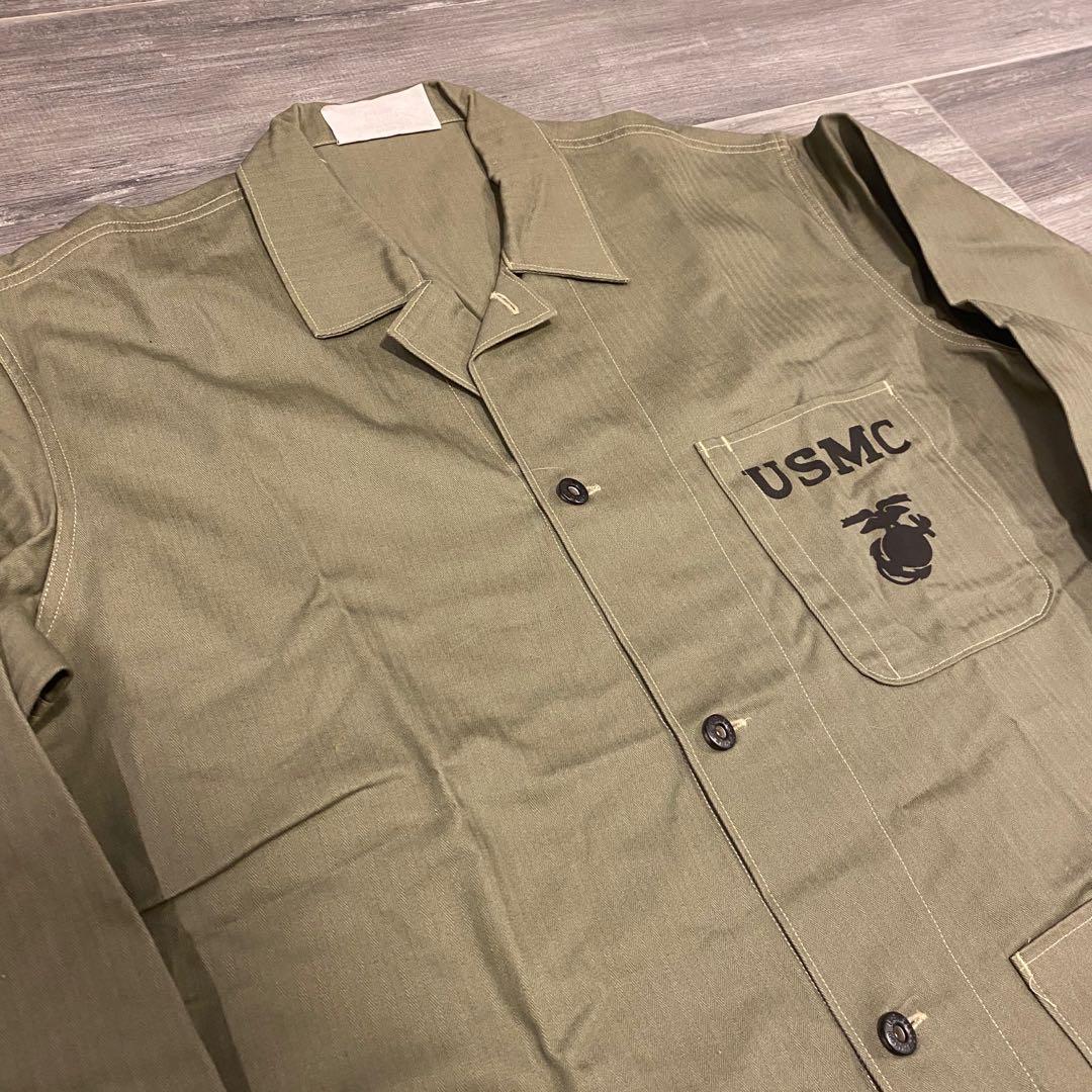 40's USMC P-41 HBT JACKET 1940'S VINTAGE USMC MARINE P41 HBT