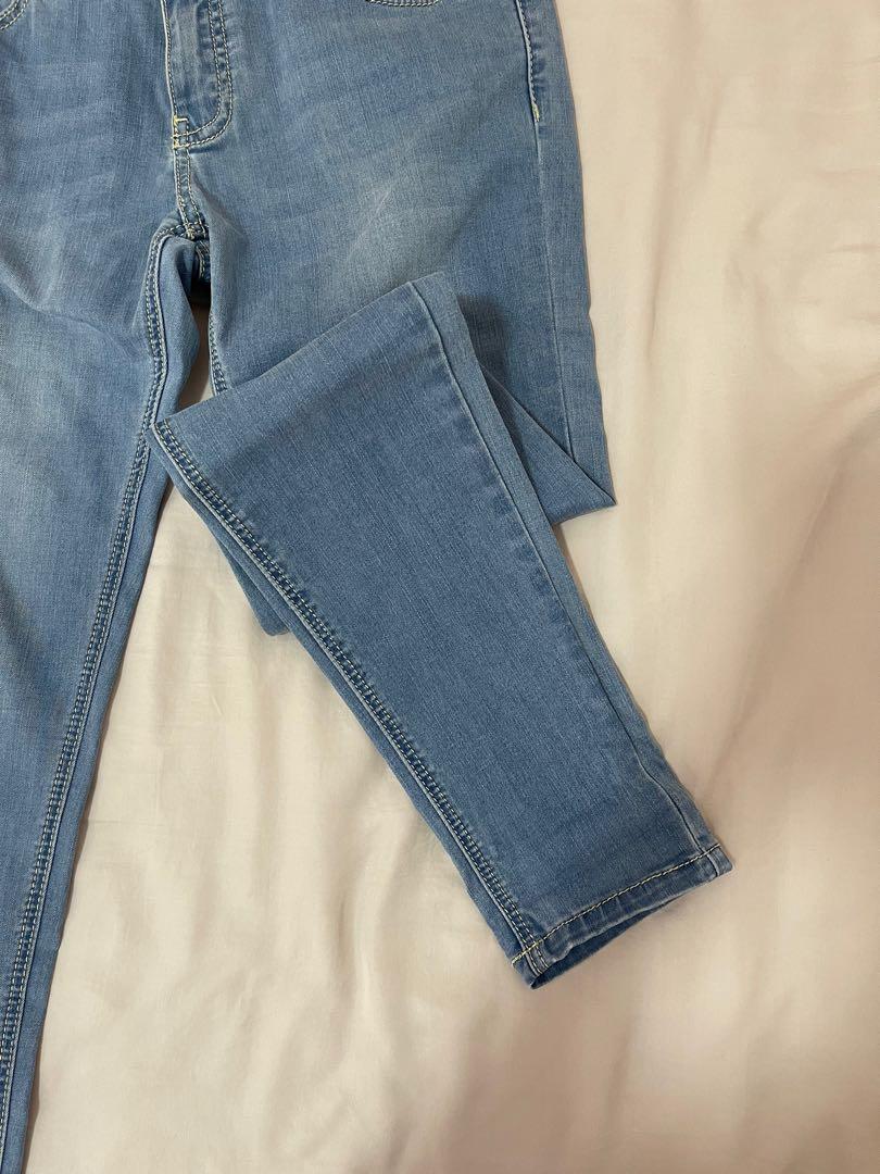 Yishion denim ripped jeans, Women's Fashion, Bottoms, Jeans & Leggings ...