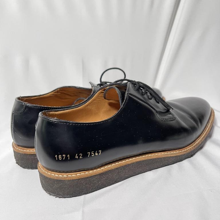 Common projects on sale derby shine