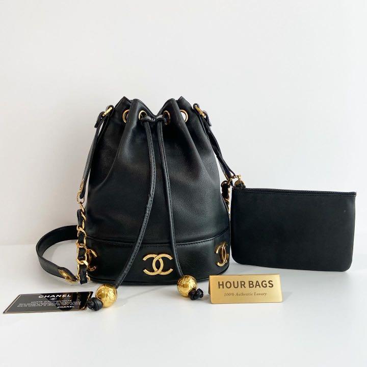 Chanel BUCKET BAG CANVAS, Luxury, Bags & Wallets on Carousell
