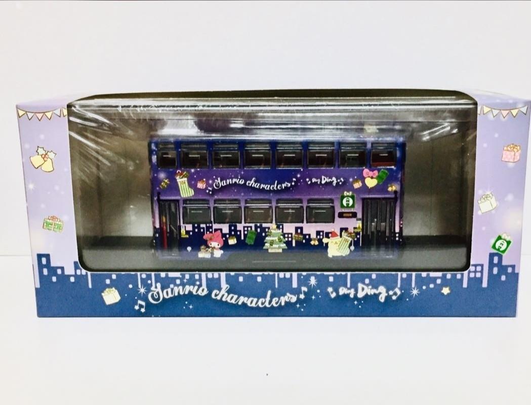Modèle Réduit TINY Tramway Rouge Ancien Sanrio Noël Hong Kong - 1/120 - Diecast Neuf