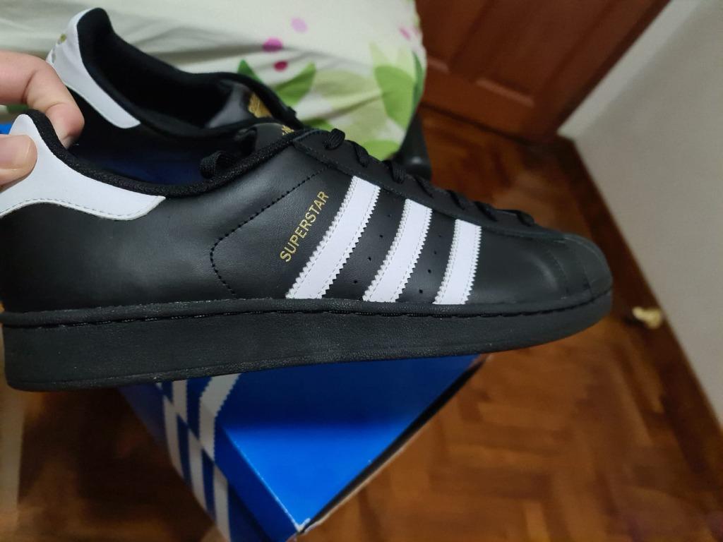 Adidas ORIGINALS Superstar Foundation Shoes Men Black Sneaker B27140 Men s Fashion Footwear Sneakers on Carousell