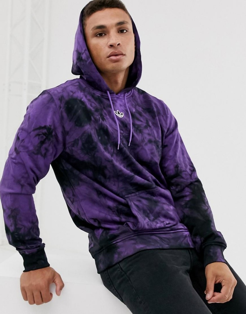 Adidas Originals Tie-Dye Hoodie, Men's Fashion, Tops u0026 Sets, Hoodies on  Carousell