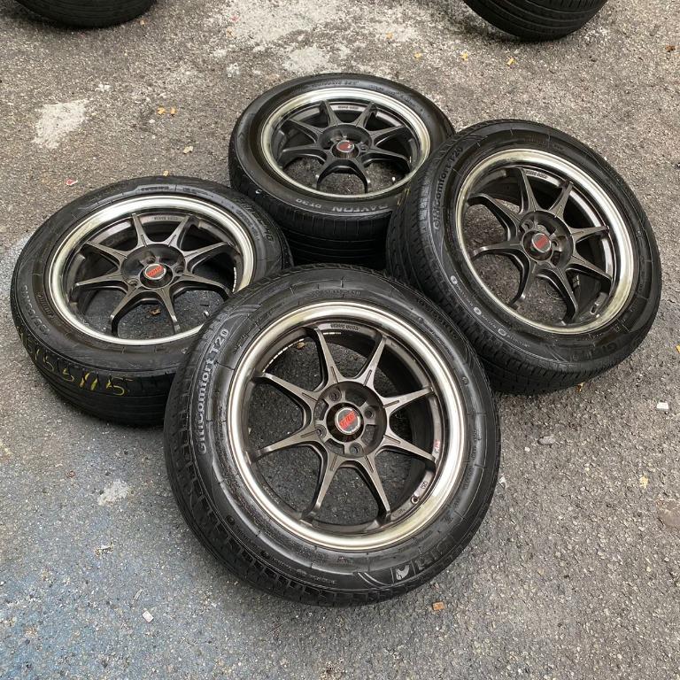 Advanti 15 inch sport rim axia tyre 70%, Auto Accessories on Carousell