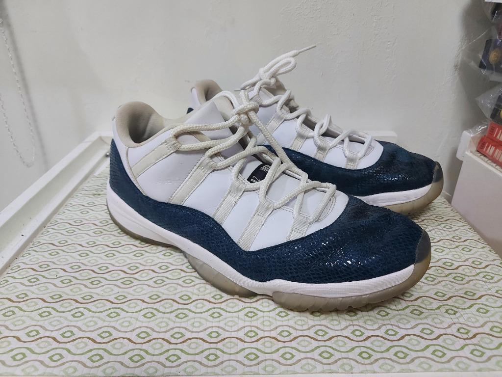 Jordan 11 retro low blue deals snakeskin