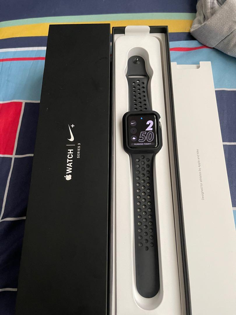 Apple watch series 3 nike edition (42mm GPS), Mobile Phones \u0026 Gadgets,  Wearables \u0026 Smart Watches on Carousell