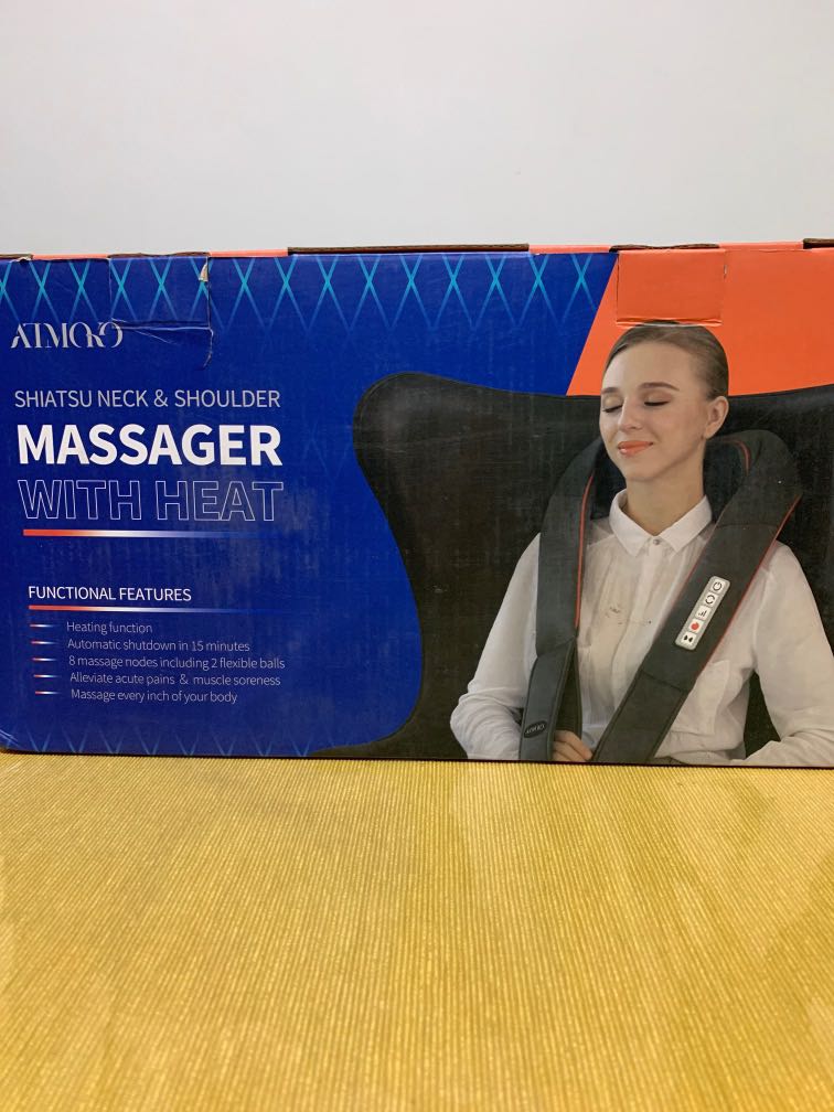 Atmoko Shiatsu Neck Shoulder Heated Massager Beauty And Personal Care Bath And Body Body Care On 2688
