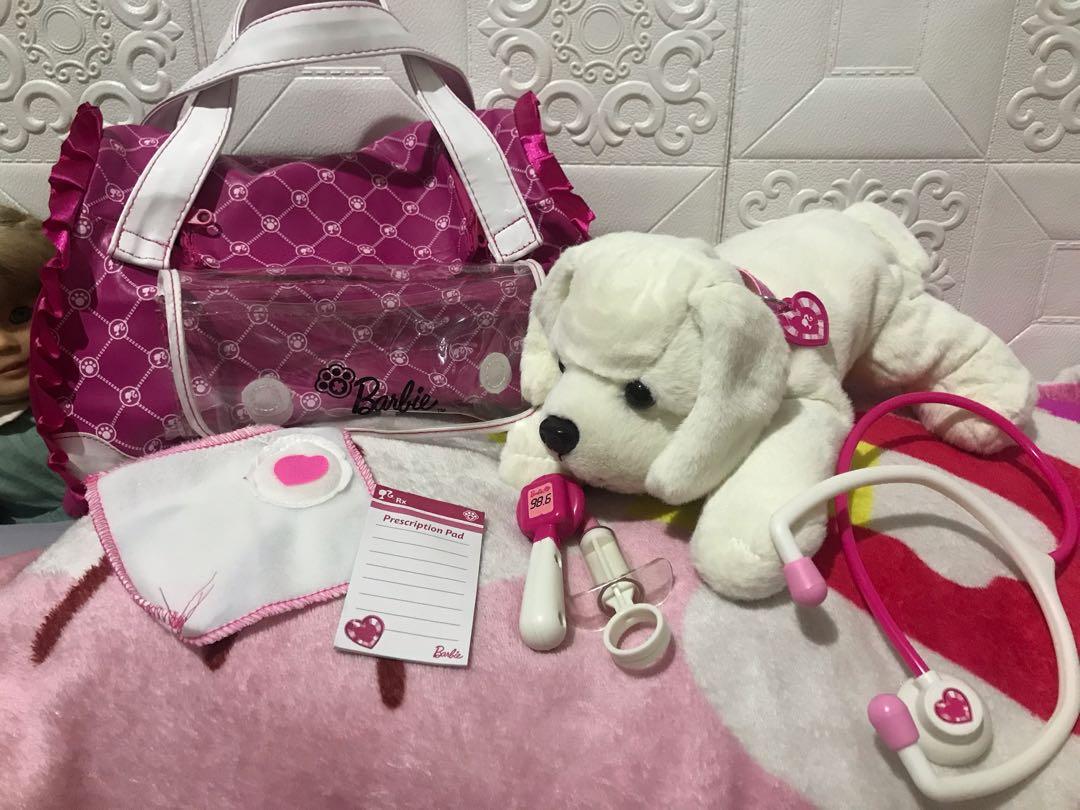 Barbie vet bag puppy discount